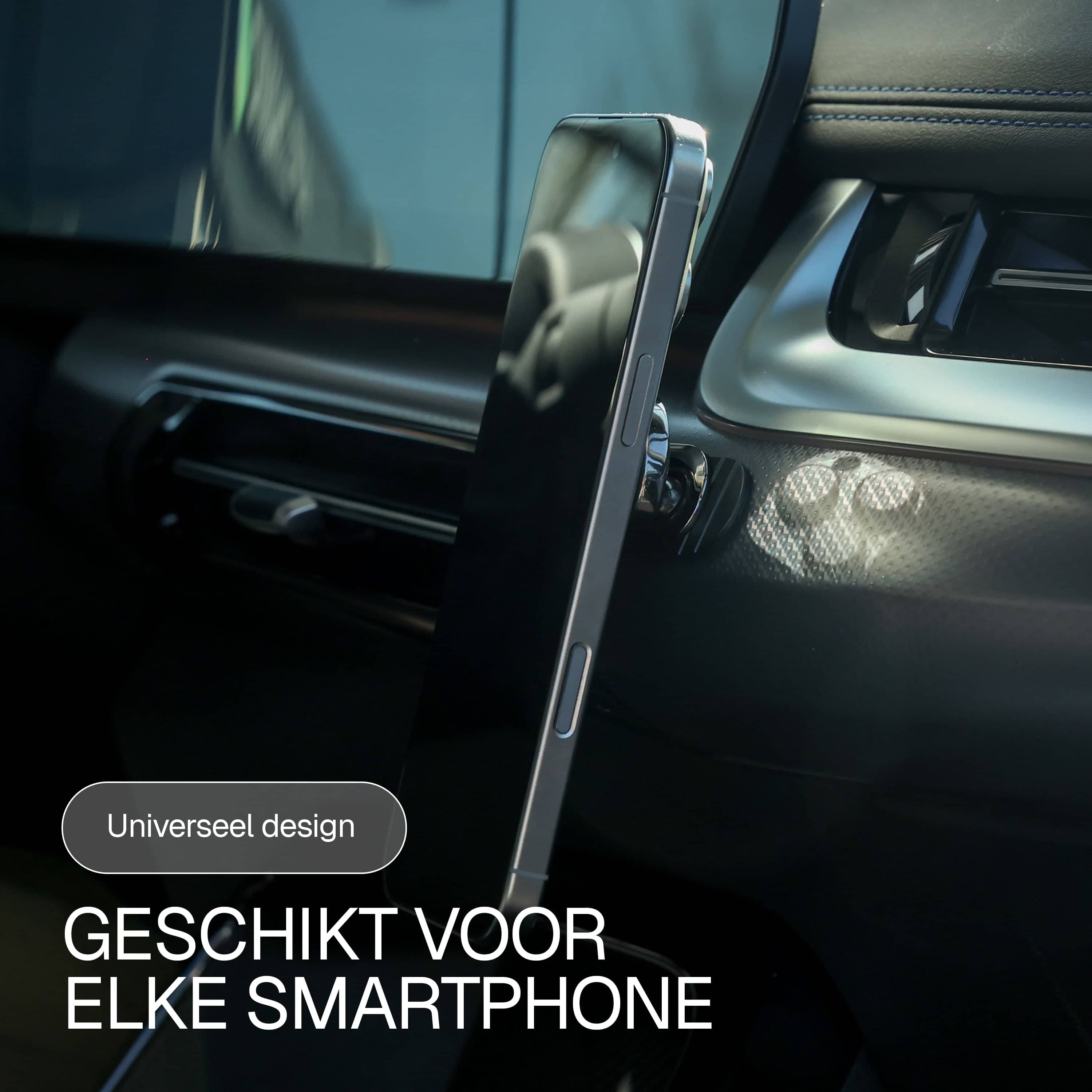Magnetische telefoonhouder universeel geschikt voor alle telefoons