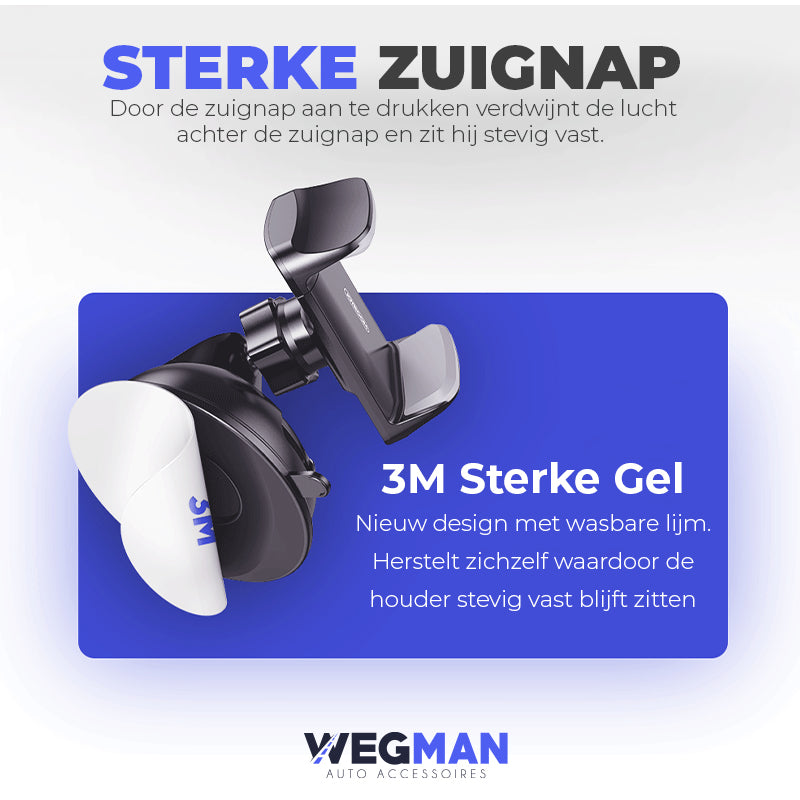 Sterke zuignap met 3M gel